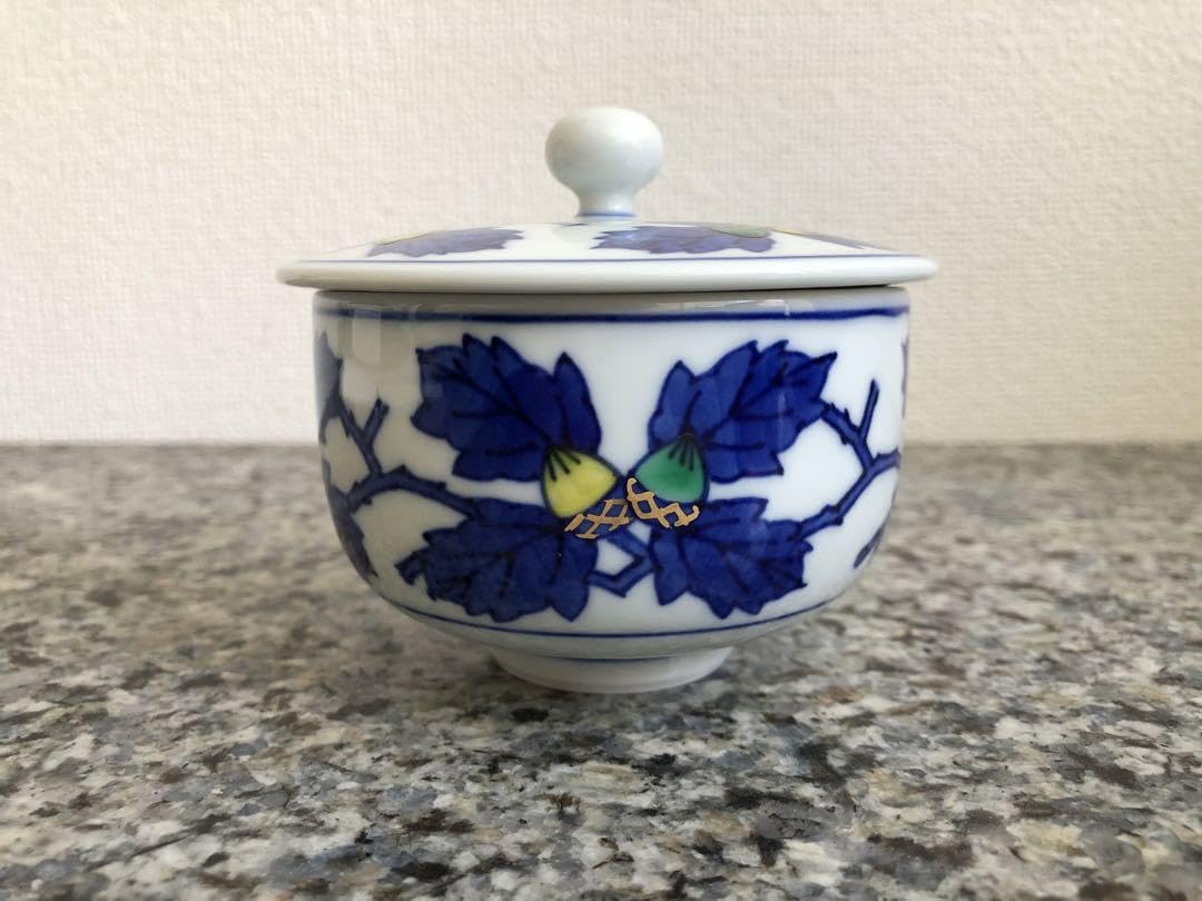 Amazon.co.jp: 高山渋草焼 芳国舎 蓋付き汲み出し どんぐりx5客セット